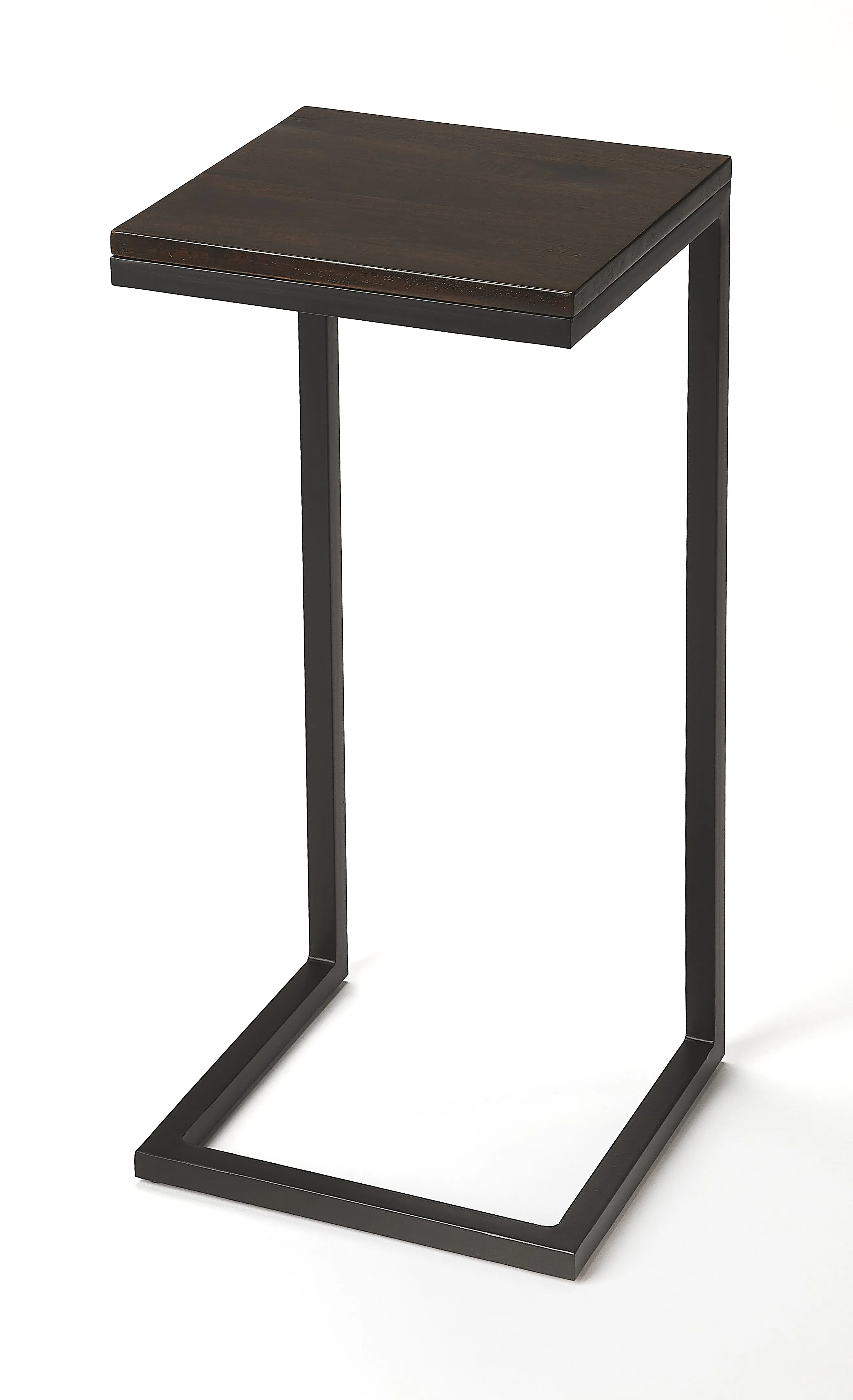 Kilmer Wood & Metal Finsih Side Table in Dark Brown  5374403
