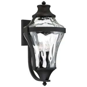 Libre 24 in. 4 Lights Outdoor Wall Lantern Black Finish