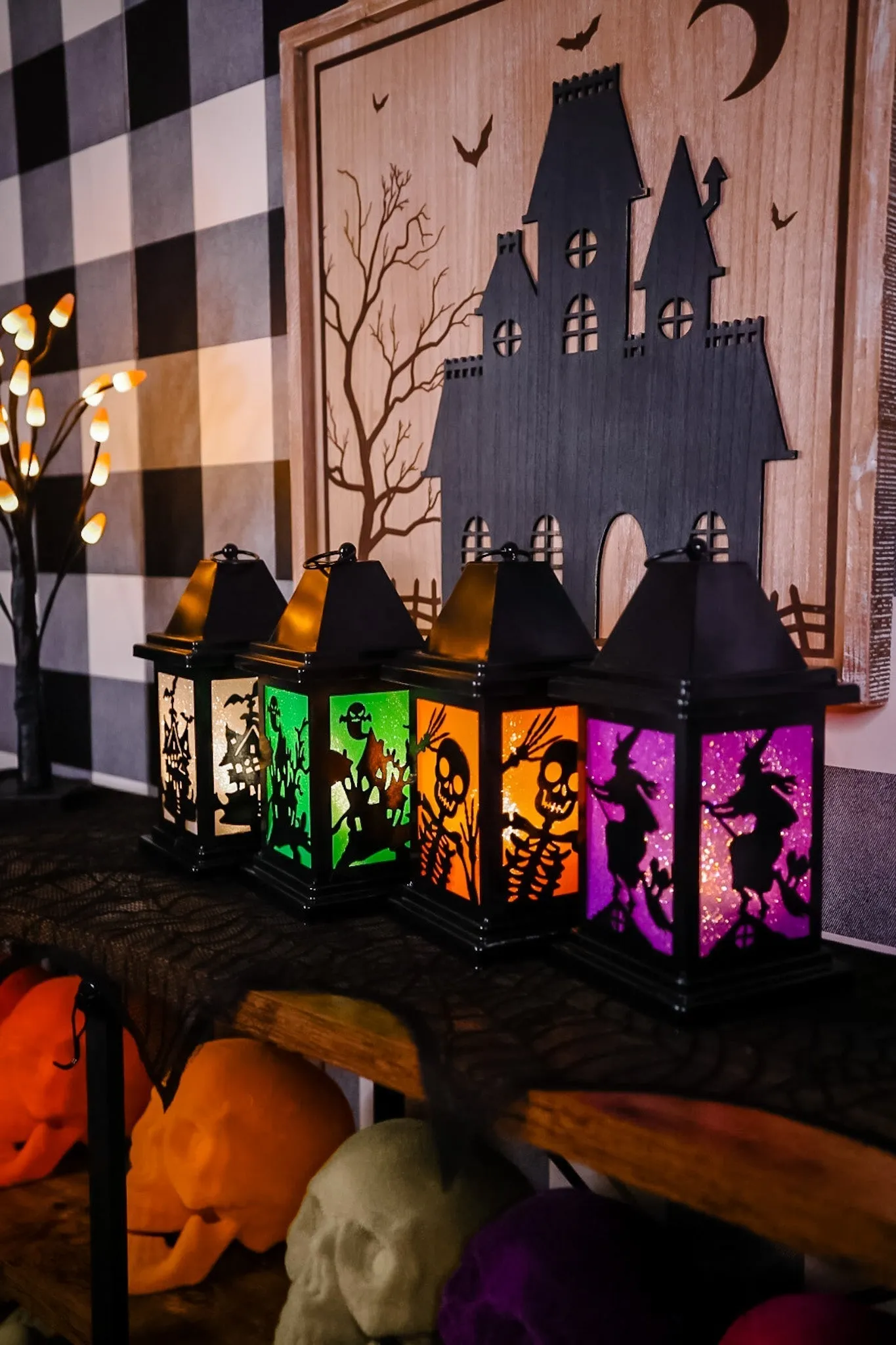 Light-Up Halloween Lantern (4 Colors) FINAL SALE