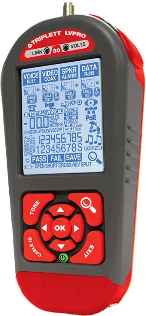Low Voltage Pro Multifunctional Cable/Network Tester Kit- (LVPRO30)