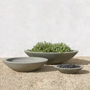 Low Zen Bowl Planter, Medium Campania International