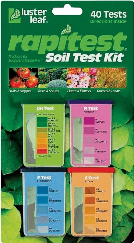 luster leaf Rapitest 1601 Soil Test Kit :CD: QUANTITY: 1