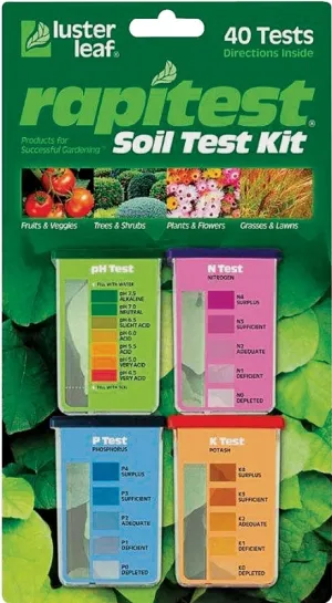 luster leaf Rapitest 1601 Soil Test Kit :CD: QUANTITY: 1