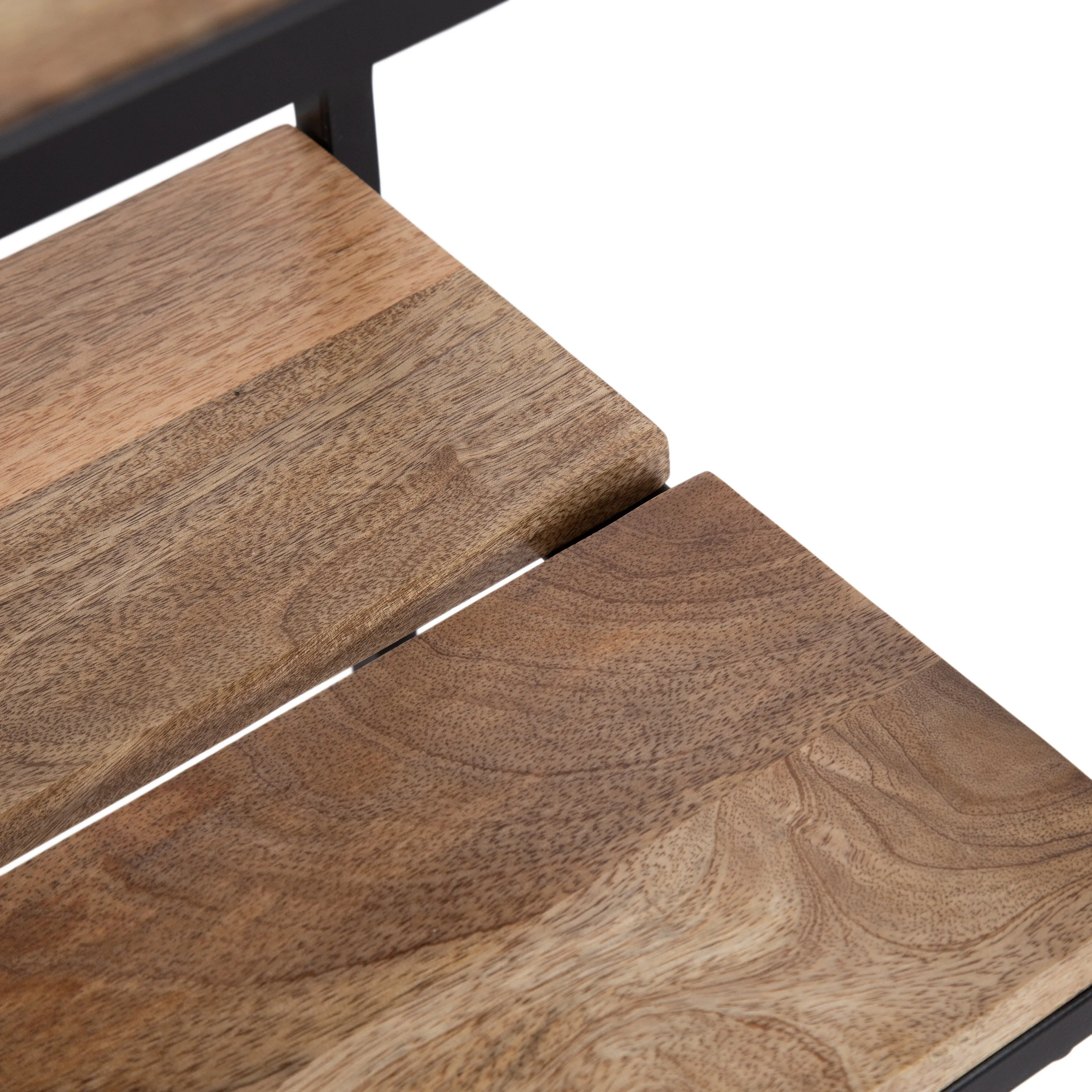 Malone Wood and Metal Console Table
