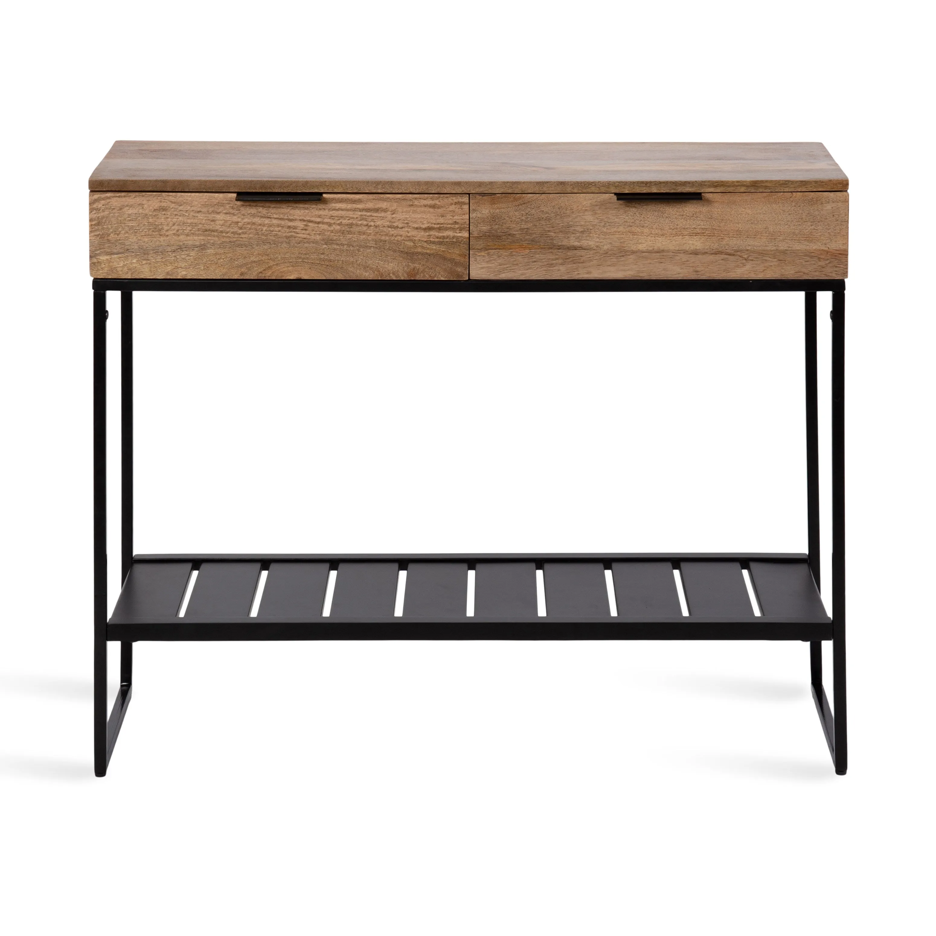 Malone Wood and Metal Console Table