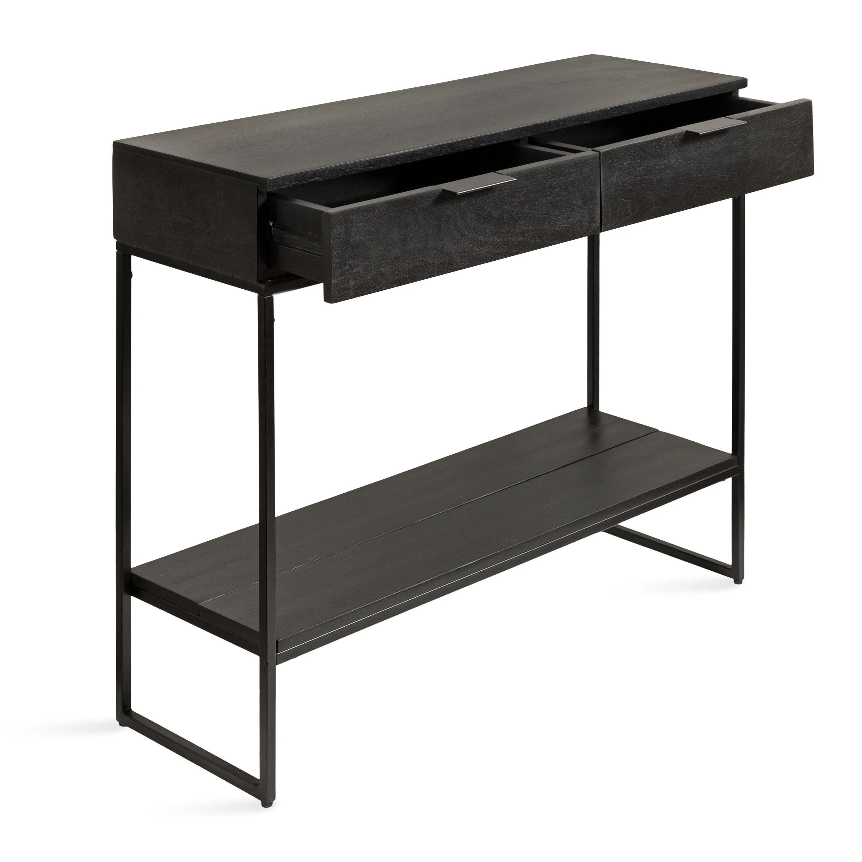 Malone Wood and Metal Console Table