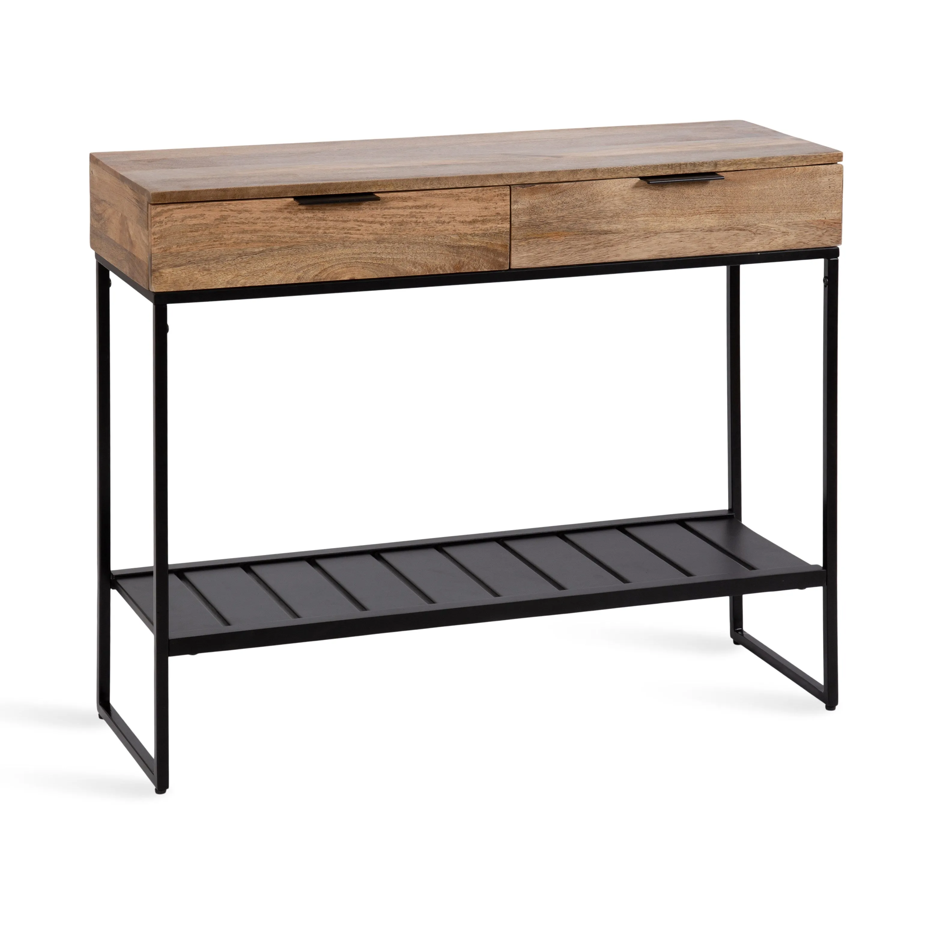Malone Wood and Metal Console Table