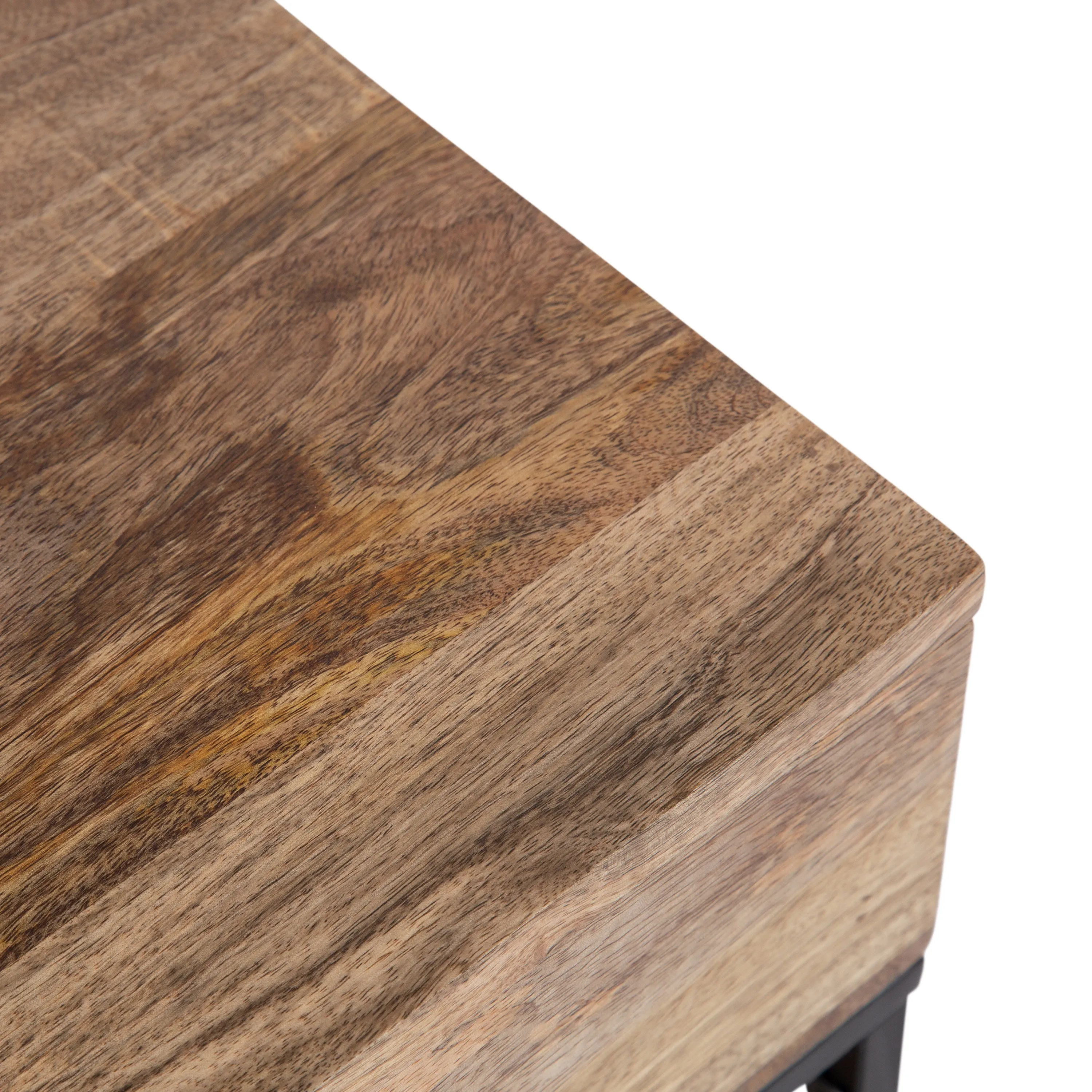 Malone Wood and Metal Console Table