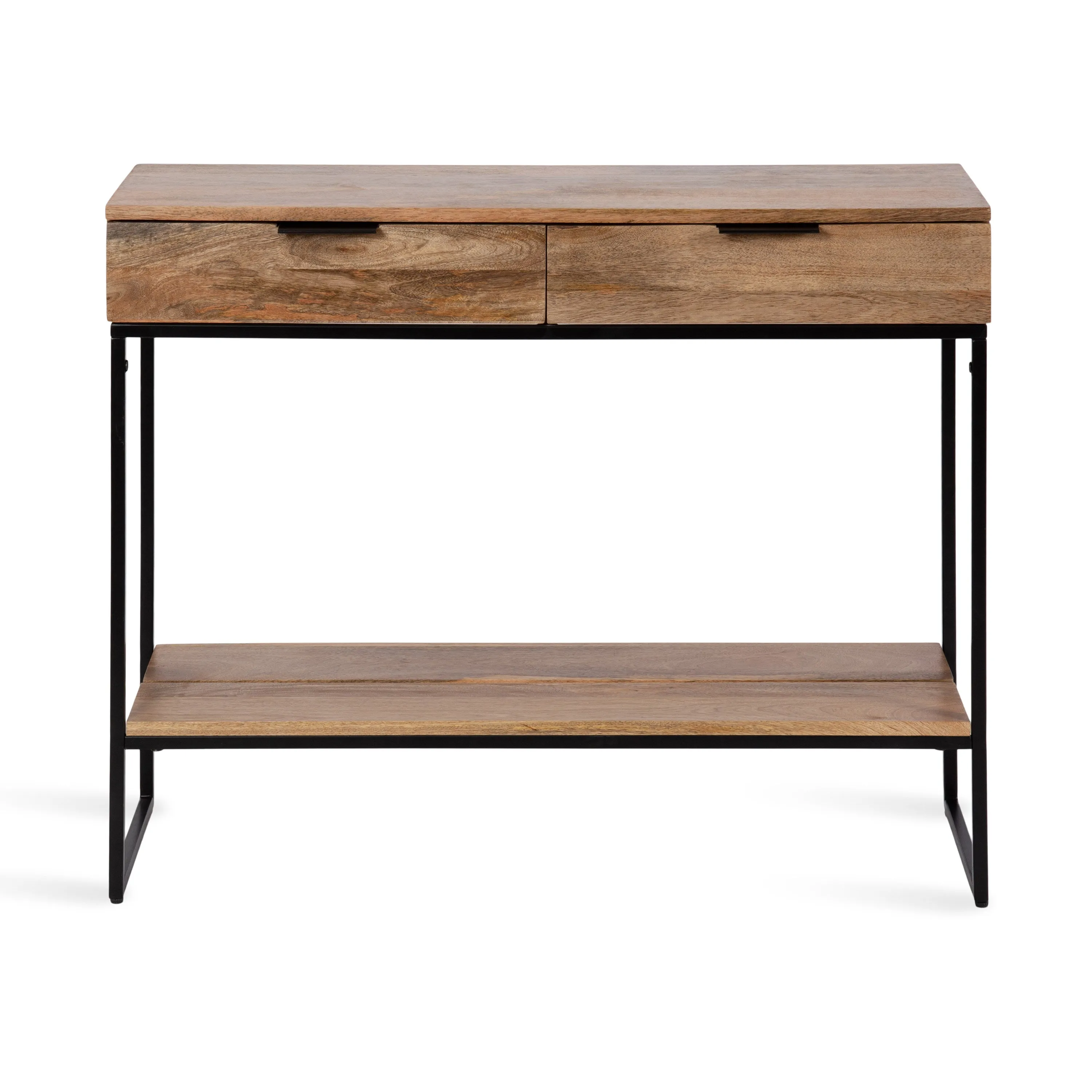 Malone Wood and Metal Console Table