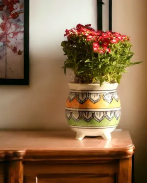 Mataka Design Ceramic Planter Without Flowers