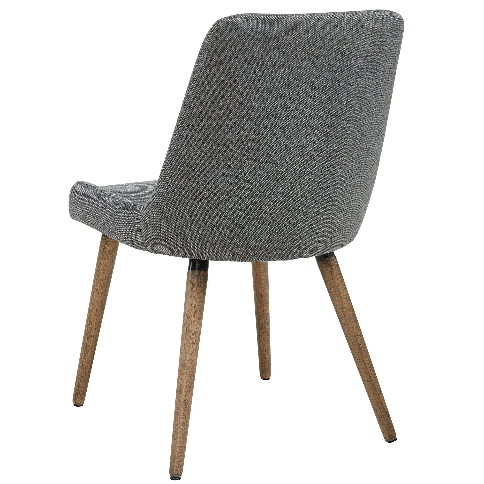 Mia Side Chair in Grey/Dark Grey, 2pk