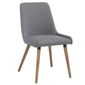 Mia Side Chair in Grey/Dark Grey, 2pk