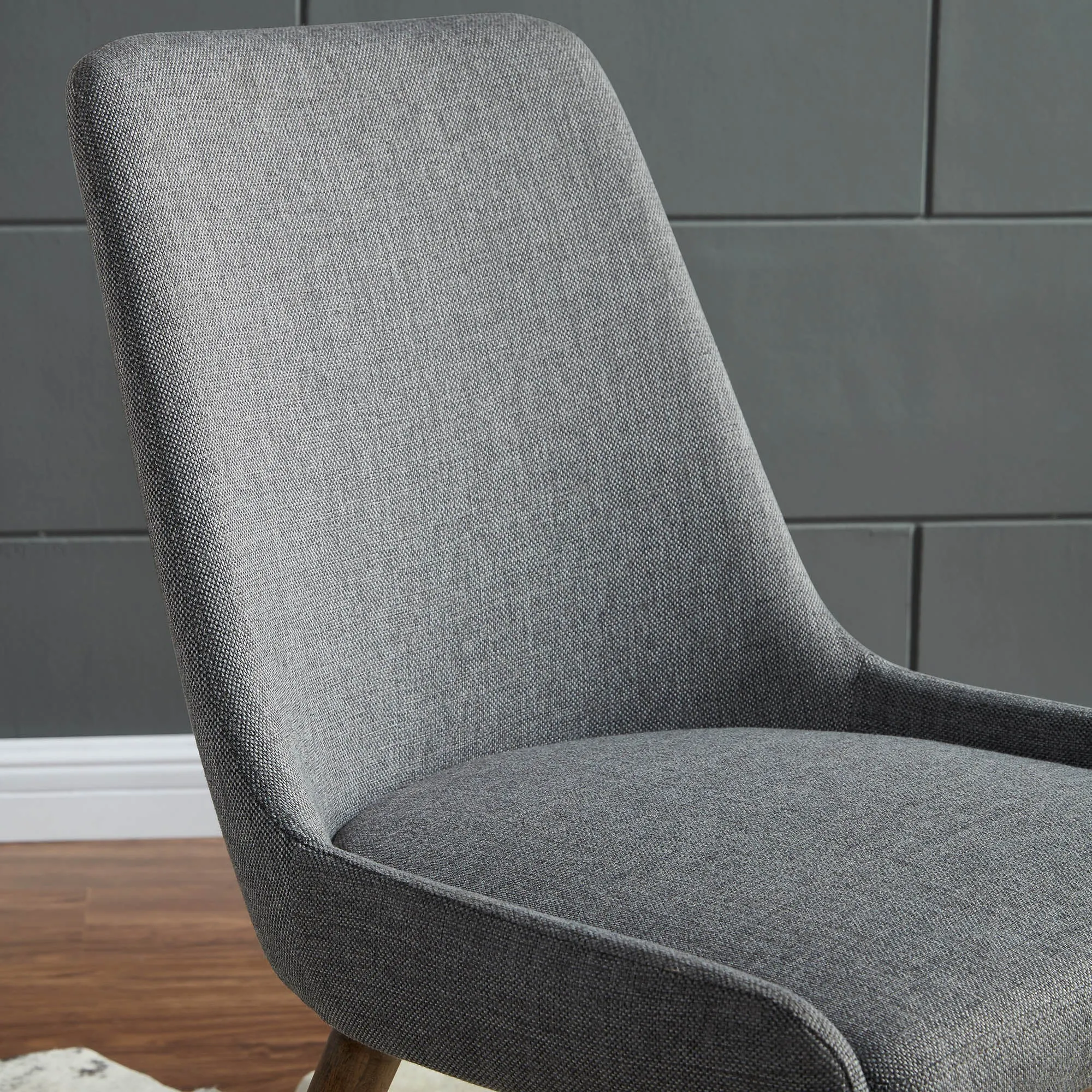 Mia Side Chair in Grey/Dark Grey, 2pk
