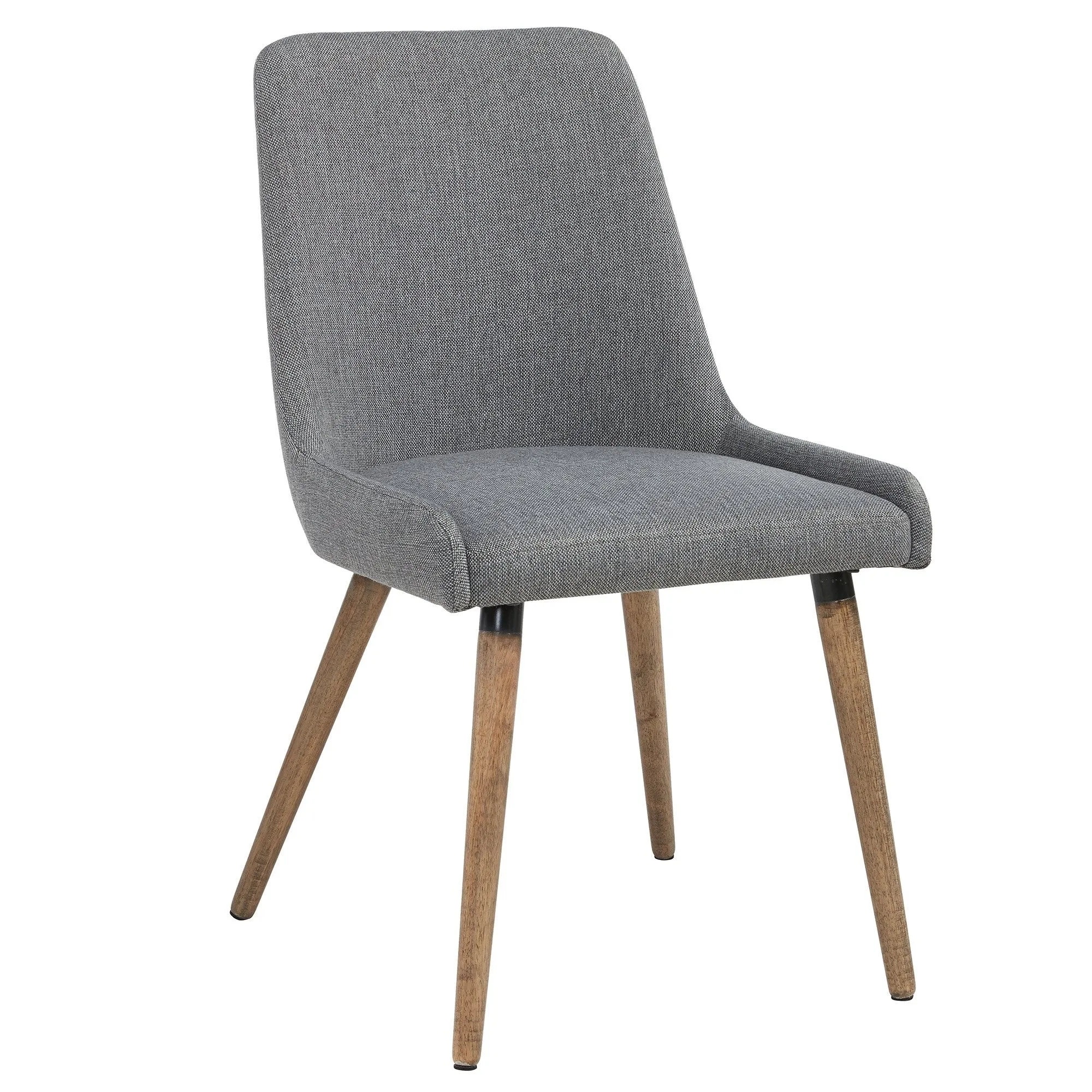 Mia Side Chair in Grey/Dark Grey, 2pk