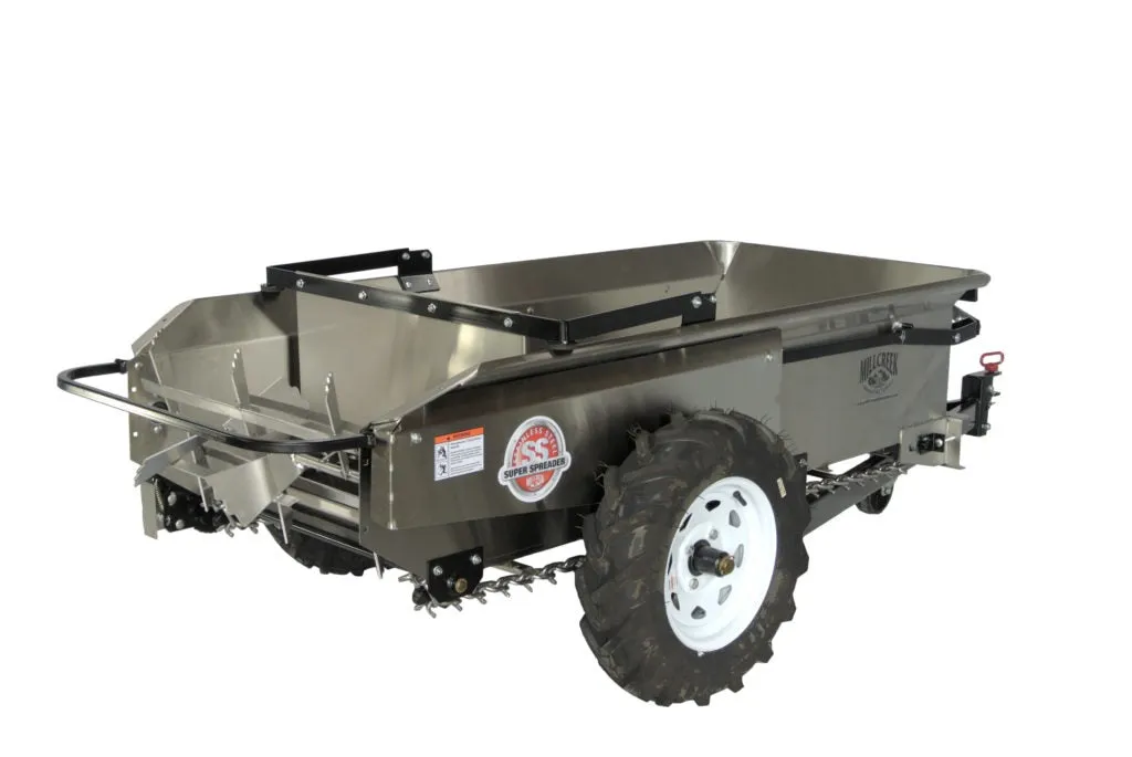 Mill Creek Compact Stainless Steel Manure Spreaders | 27 SS & 37 SS Model | For Tractors