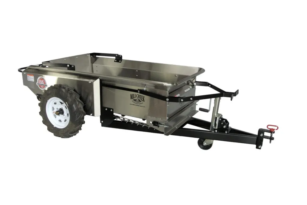 Mill Creek Compact Stainless Steel Manure Spreaders | 27 SS & 37 SS Model | For Tractors