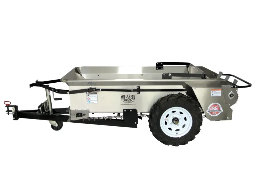 Mill Creek Compact Stainless Steel Manure Spreaders | 27 SS & 37 SS Model | For Tractors