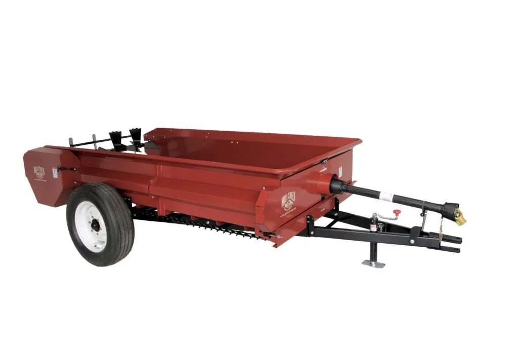 Mill Creek Full-Sized Large Manure Spreaders | Rhino Lined 97 & 127 Model | For Tractors