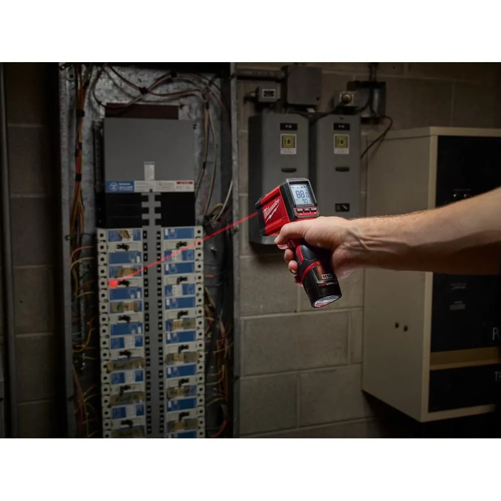 Milwaukee 2278-20NST M12™ 12:1 Infrared Temp Gun NIST Certified