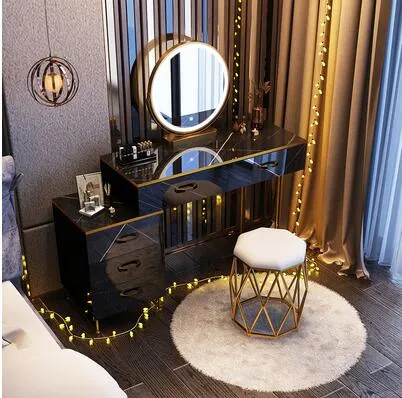 Modern Multi-Functional Dressing Table and Storage Cabinet