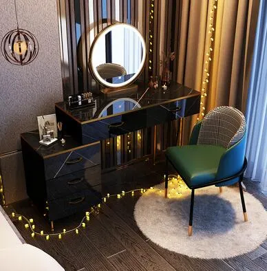 Modern Multi-Functional Dressing Table and Storage Cabinet