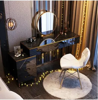 Modern Multi-Functional Dressing Table and Storage Cabinet