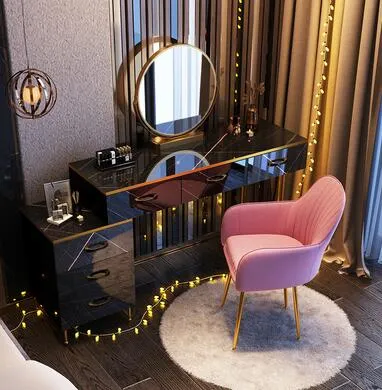 Modern Multi-Functional Dressing Table and Storage Cabinet