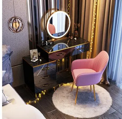 Modern Multi-Functional Dressing Table and Storage Cabinet