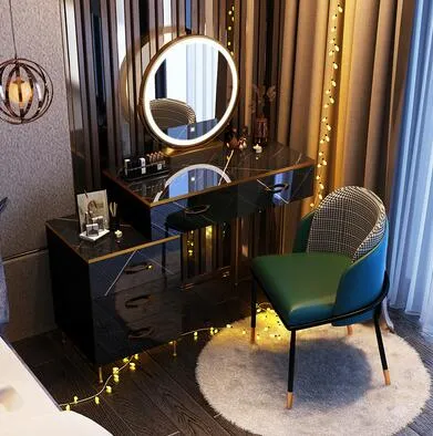 Modern Multi-Functional Dressing Table and Storage Cabinet