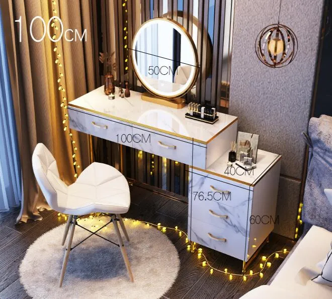 Modern Multi-Functional Dressing Table and Storage Cabinet