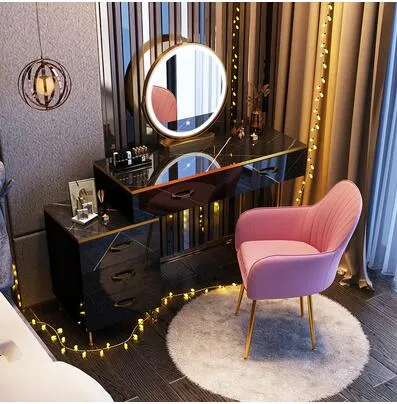 Modern Multi-Functional Dressing Table and Storage Cabinet