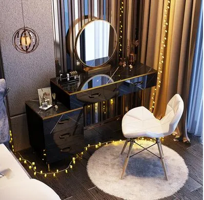 Modern Multi-Functional Dressing Table and Storage Cabinet