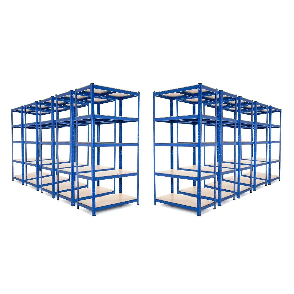 Multi Buy Deal 5 | 10 | 25 Available 1800mm H x 900mm W x 600mm D - Garage Shelving Unit - Racking 5 Levels