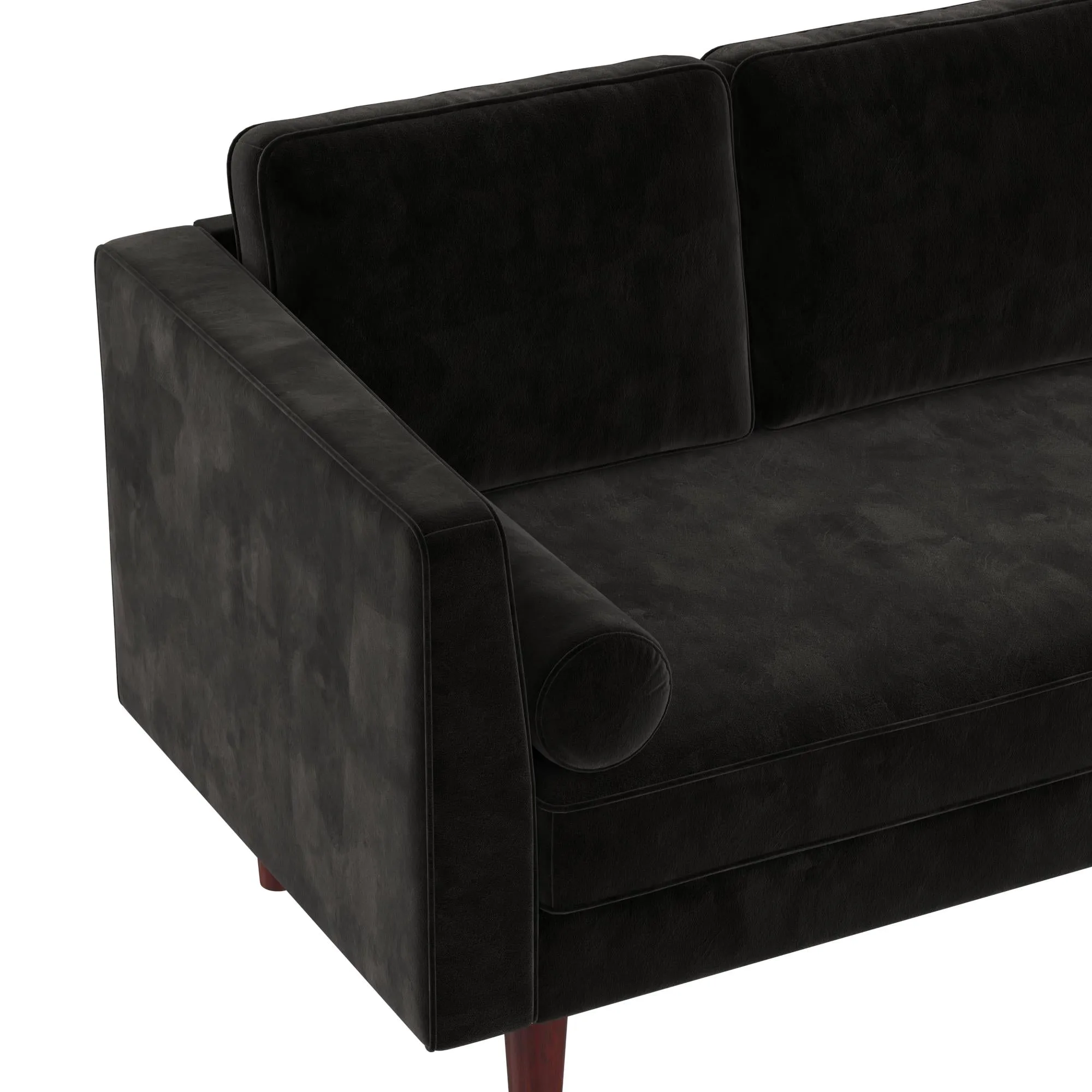 Nola Mid-Century  Modern Daybed with Chaise