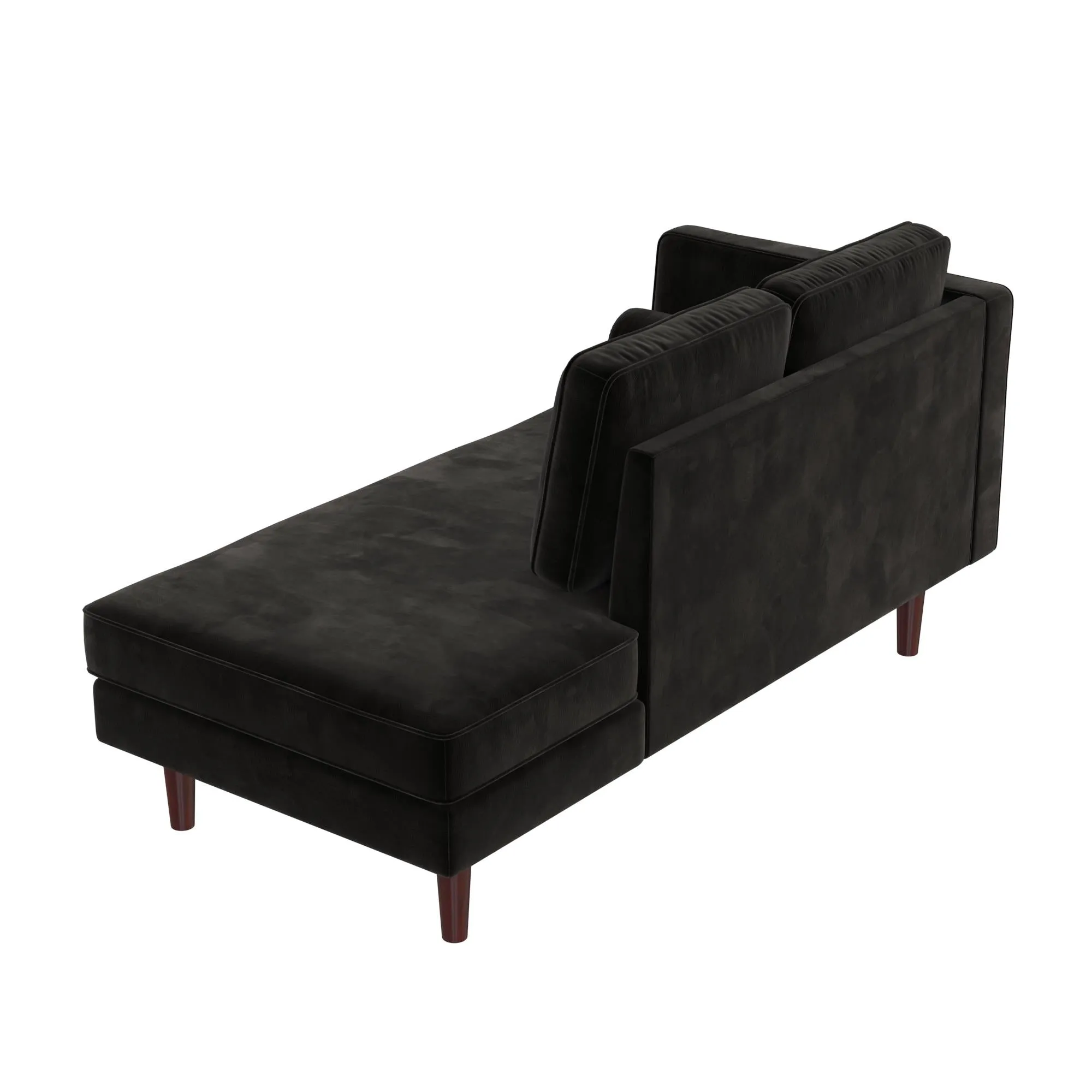 Nola Mid-Century  Modern Daybed with Chaise