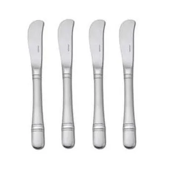 Oneida Satin Astragal Set of 4 Butter Spreaders