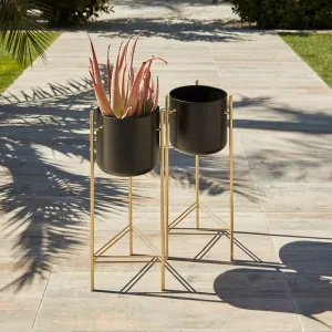 Outlet - Katie Metal Planter - Tall