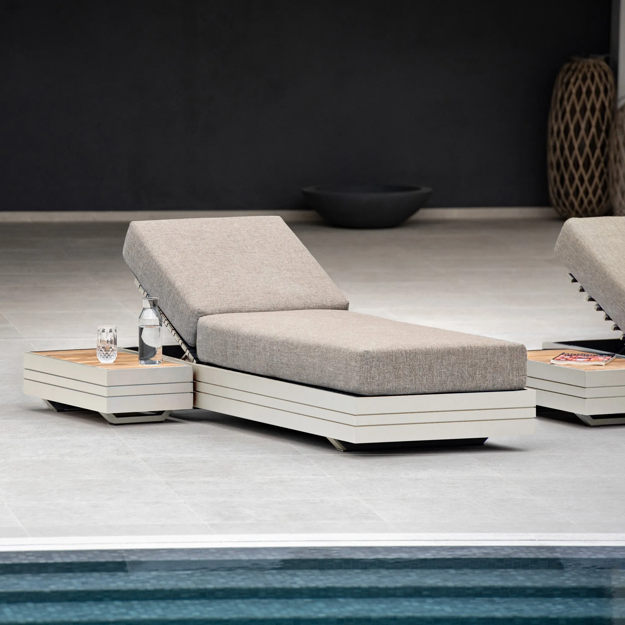 Panama 3 Seat Sofa with Sun Lounger Feature in Latte