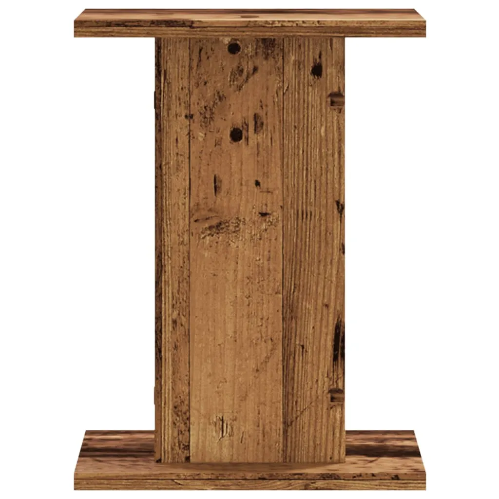 Plant Stands 2 pcs Old Wood 30x30x40 cm Engineered Wood