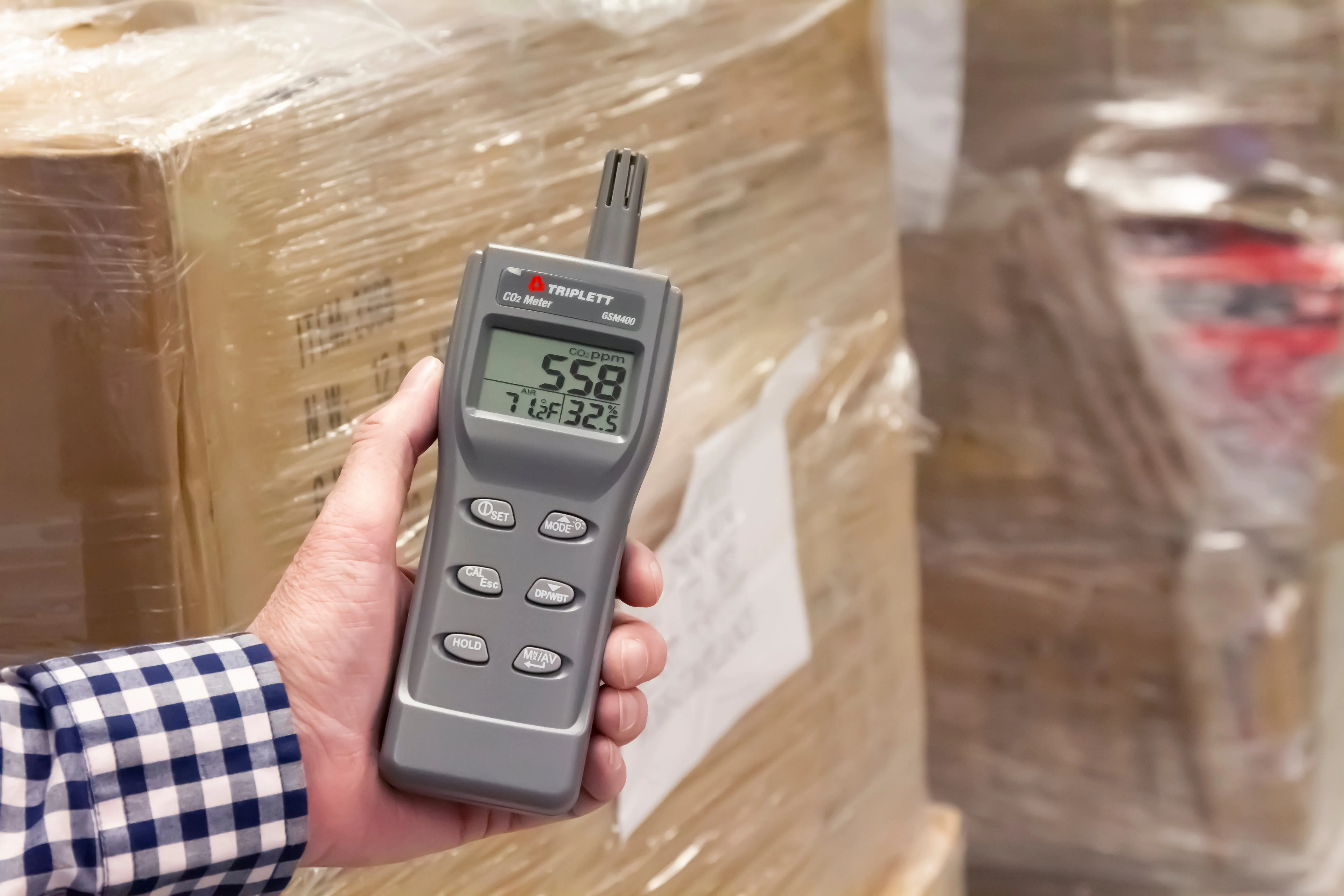 Portable Indoor Air Quality CO2 Meter - (GSM400)