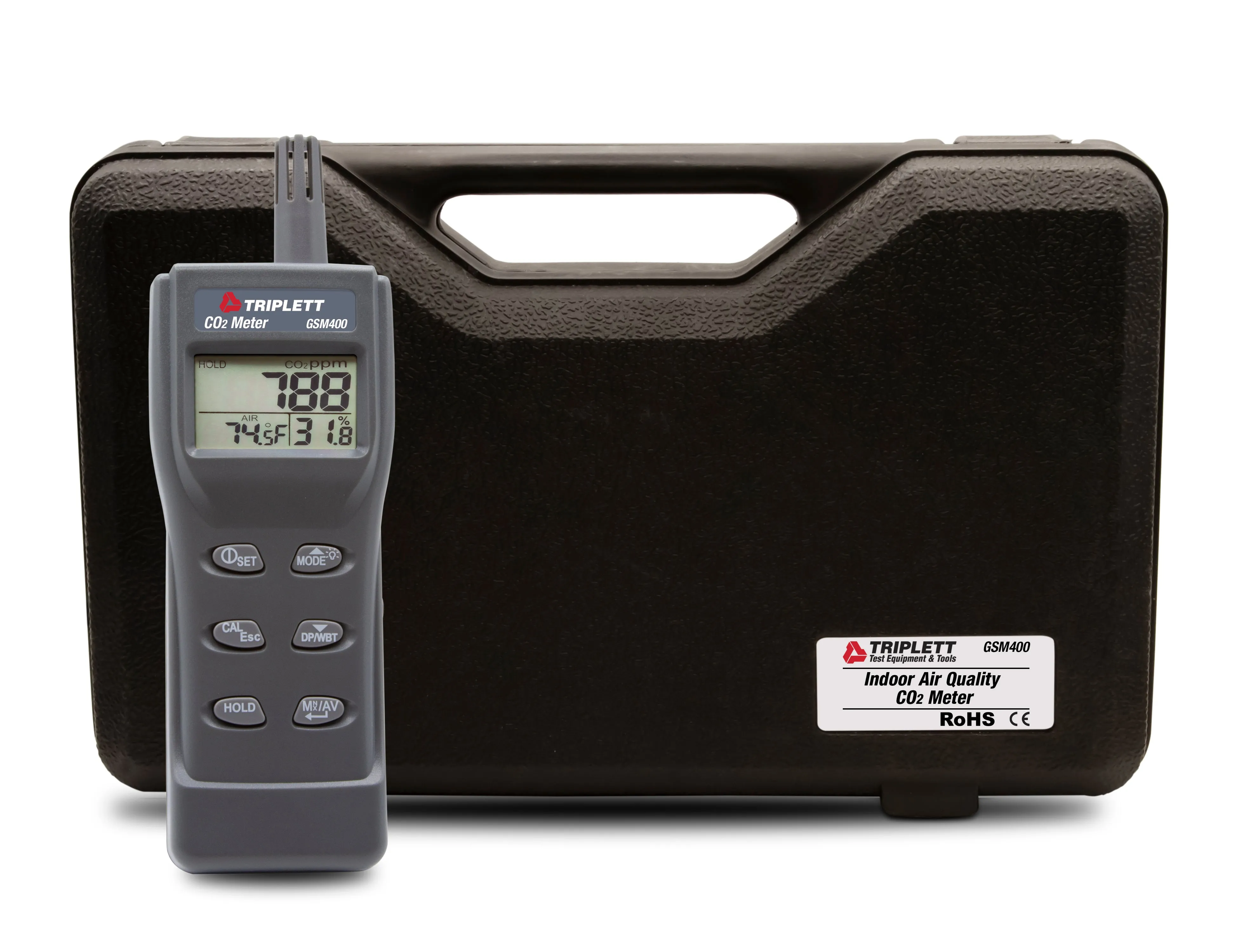 Portable Indoor Air Quality CO2 Meter - (GSM400)