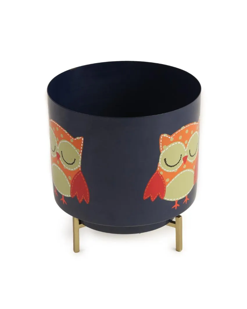 Printed Design Hand Painted Planter