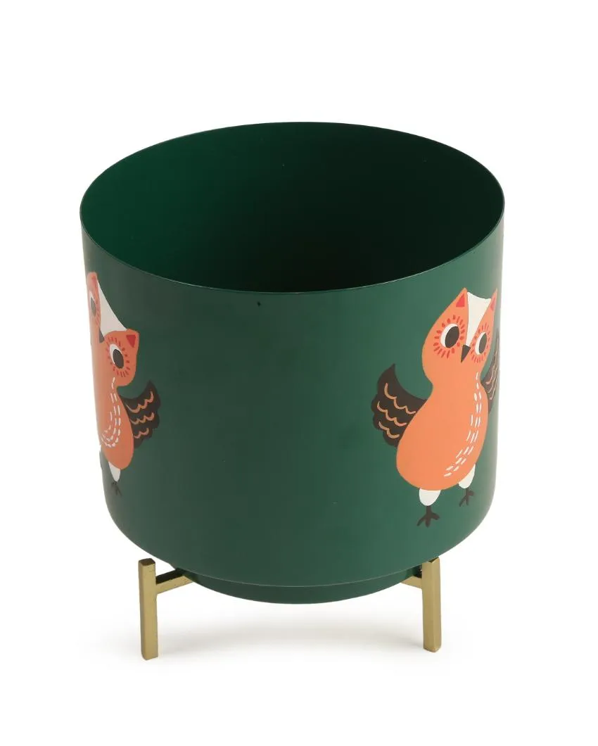 Printed Design Hand Painted Planter