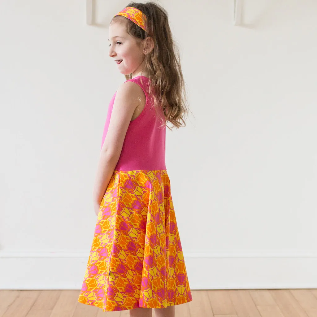 "BeetleBrite" Bugs Twirly Play Dress with Pockets