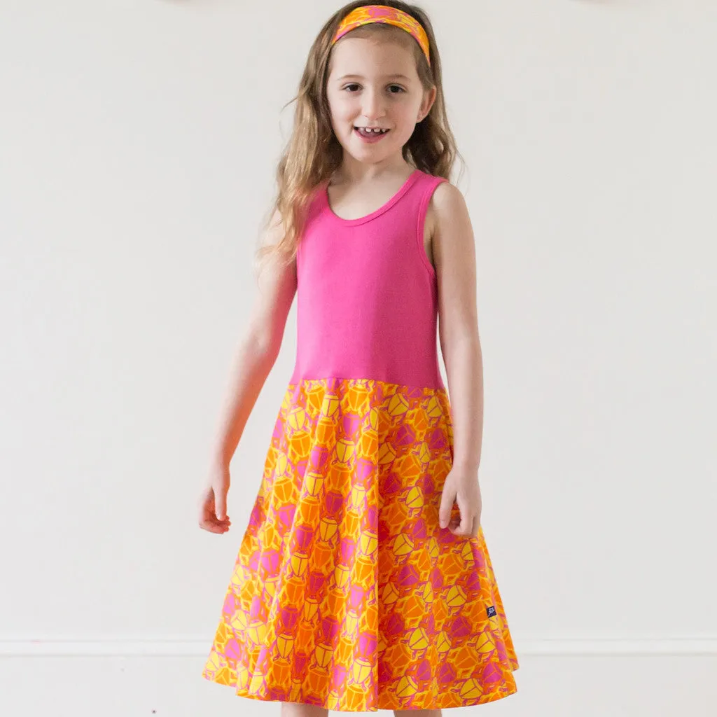 "BeetleBrite" Bugs Twirly Play Dress with Pockets