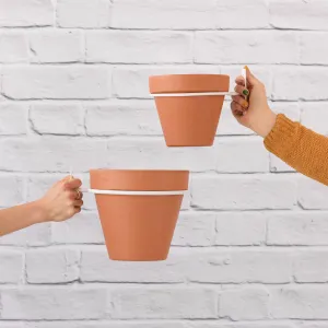 Ravi Wall Pot Holder - White