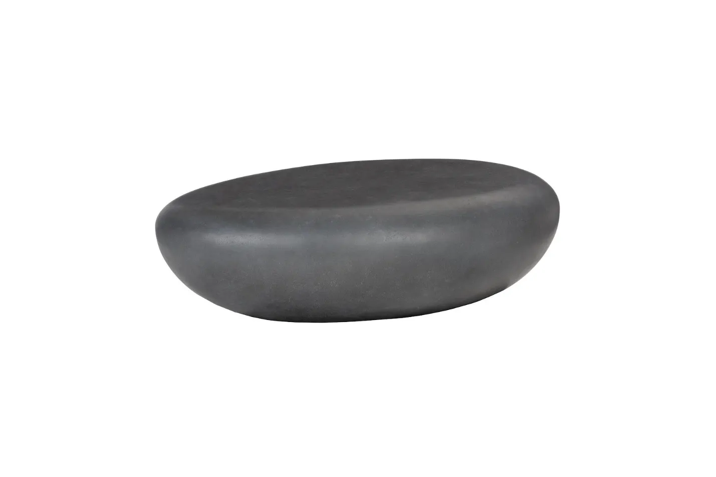 River Stone Coffee Table Large, Charcoal Stone