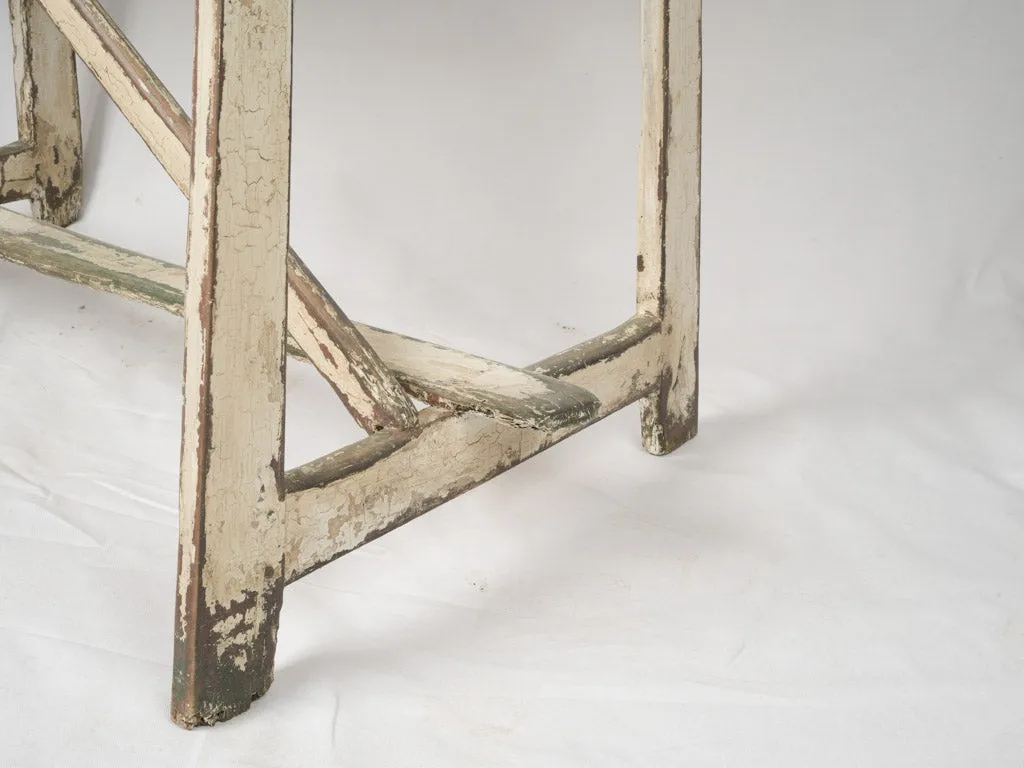 Small late 19th-century painted side table 30¼"