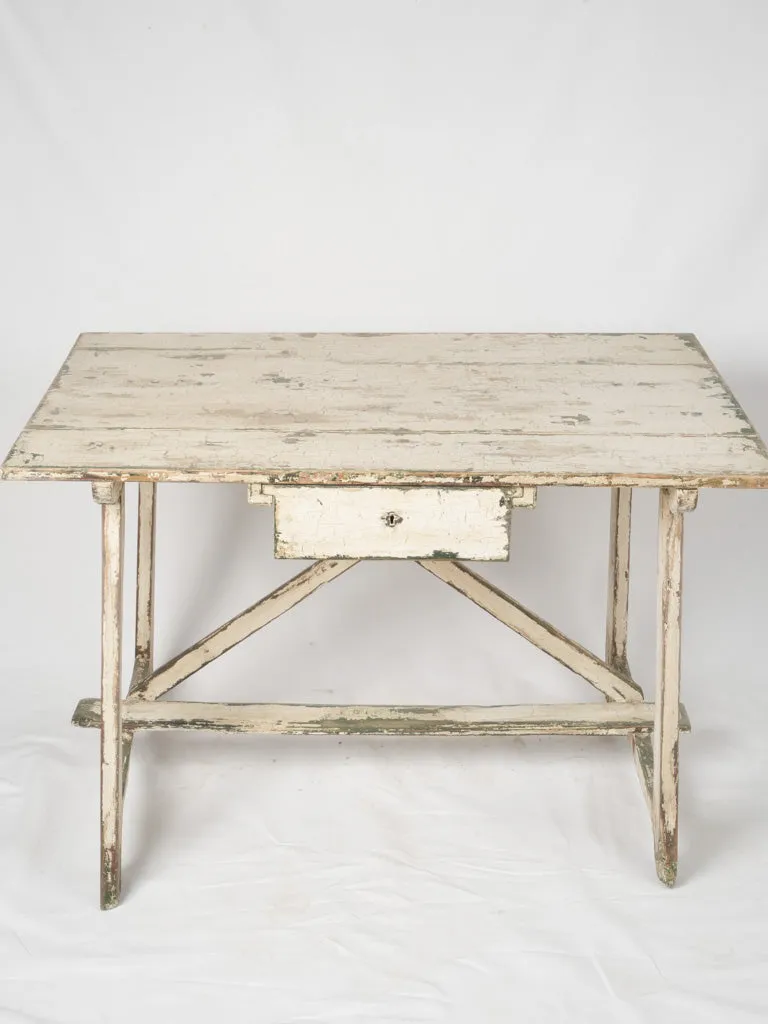 Small late 19th-century painted side table 30¼"