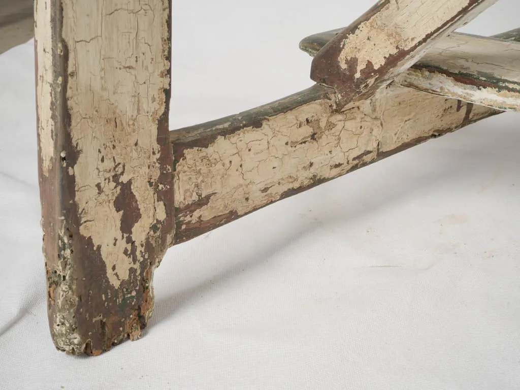 Small late 19th-century painted side table 30¼"
